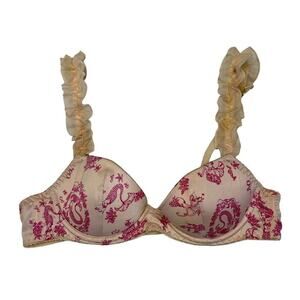 Victoria’s Secret Sexy Little Things Fantasy Mermaid Pink Bra Size 34B